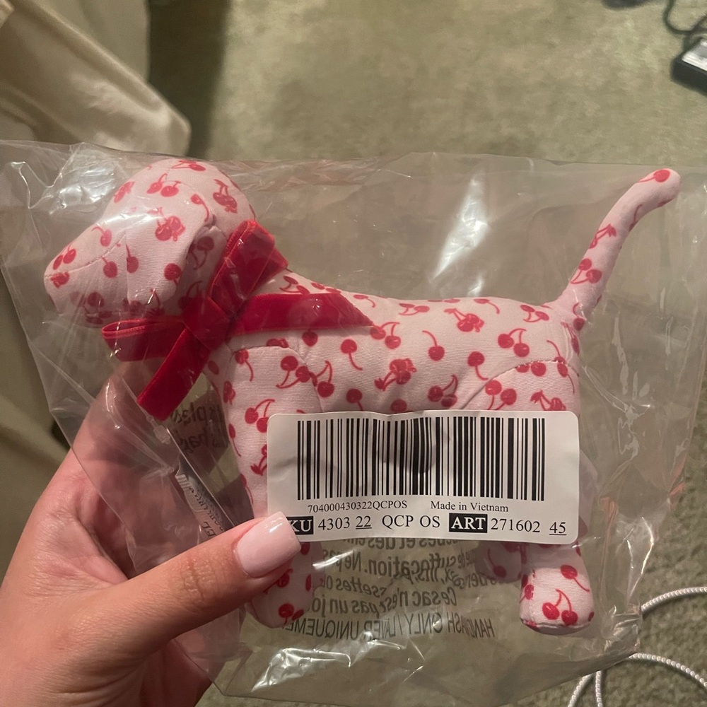 Victoria's Secret Pink Cherry Dog Plush